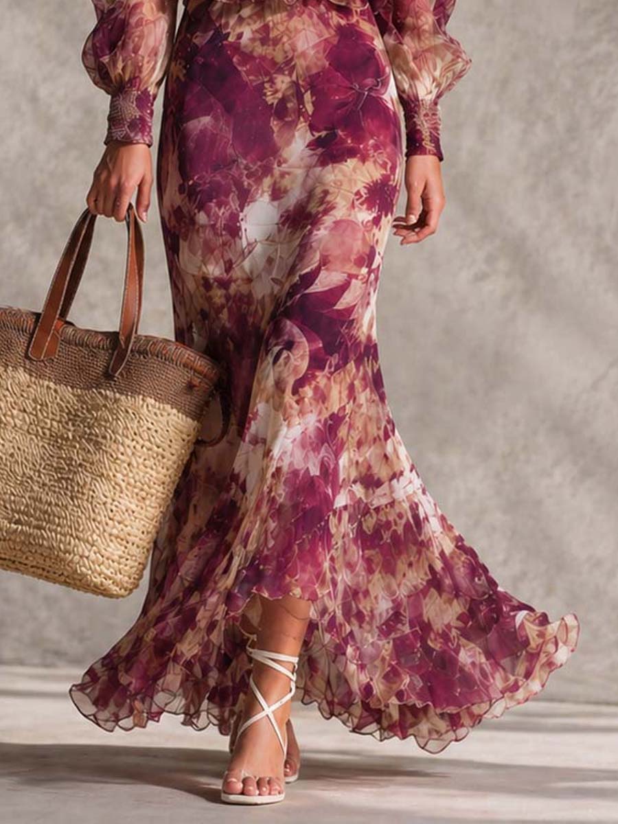 Rosalie | Off-Shoulder Floral Maxi Dress