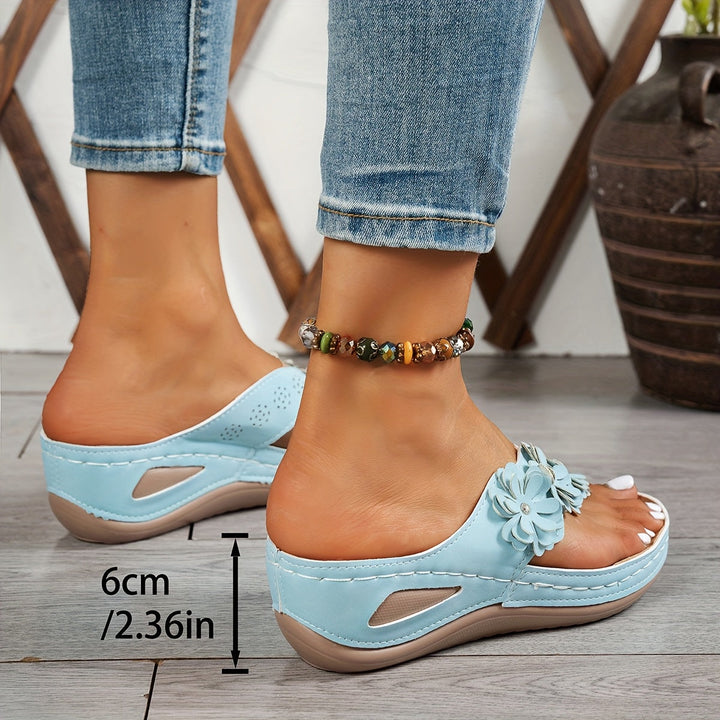 Kimberly - Slip-On Open-Toe Comfortable Sandals