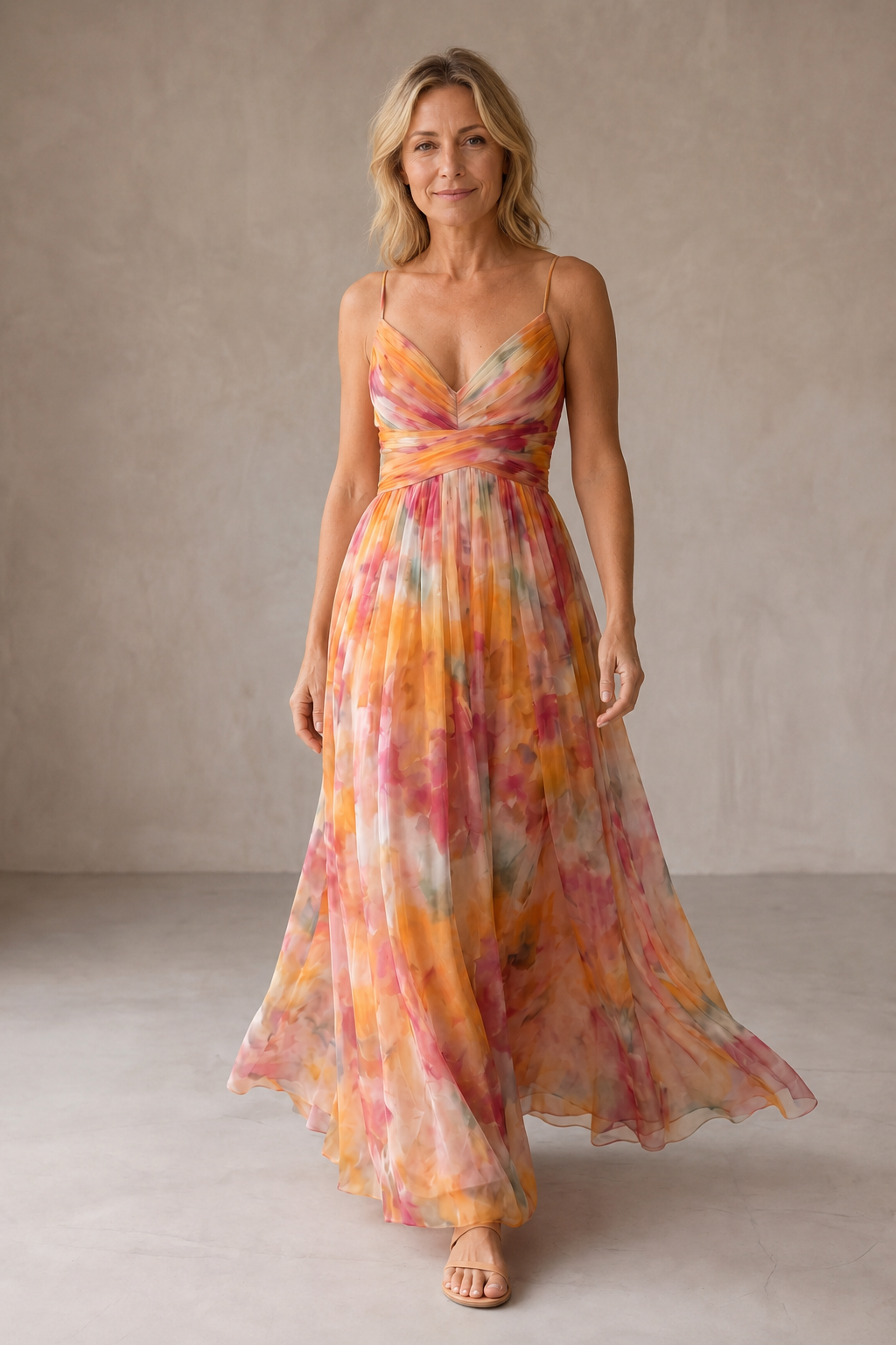 Giselle | Floral Print Maxi Dress