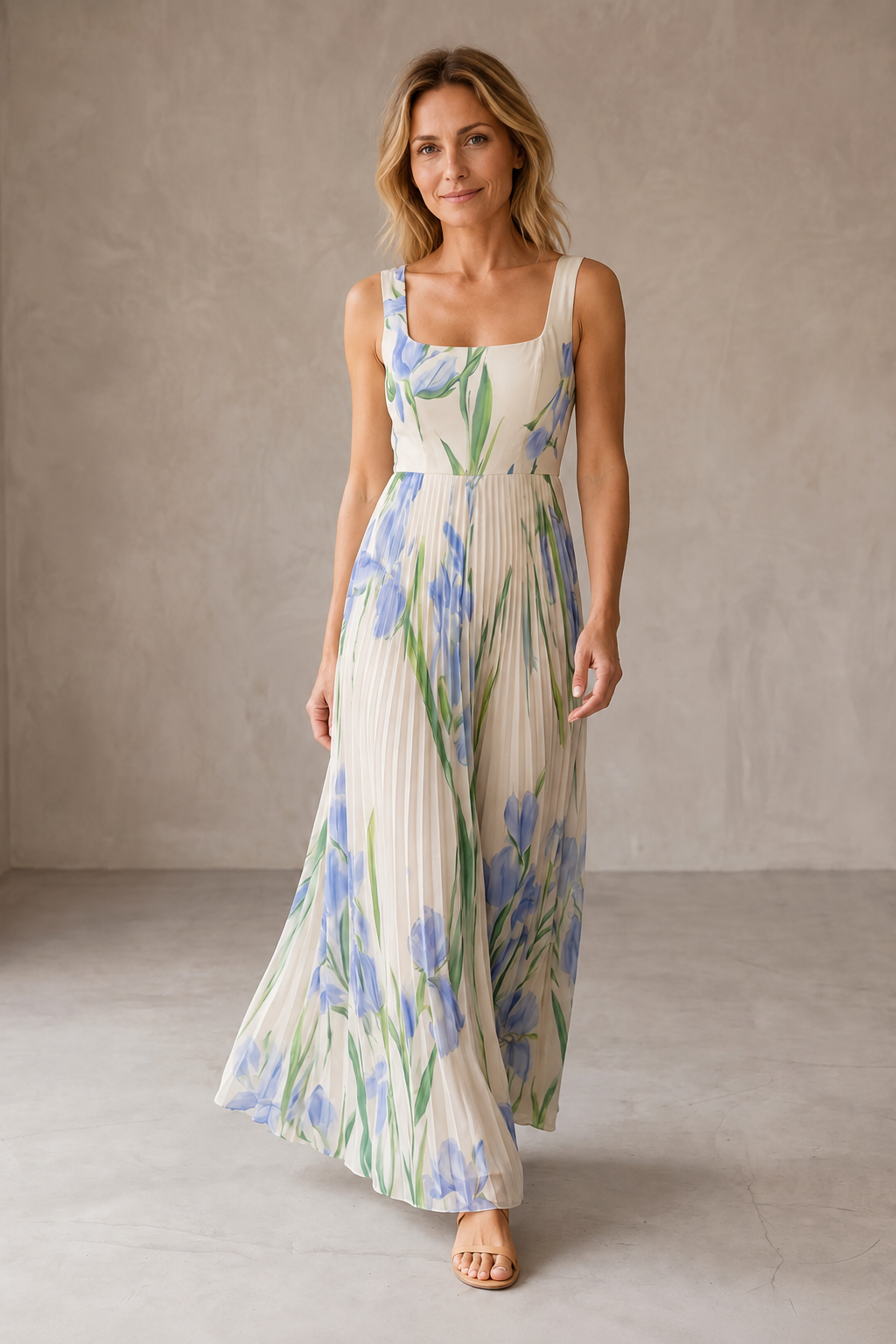 Oriah | Floral A-Line Maxi Dress