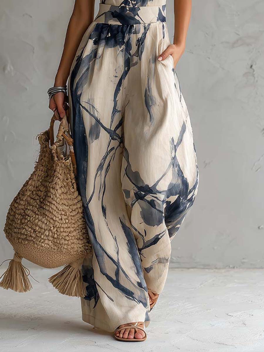 Chloe | Halter Wide-Leg Jumpsuit