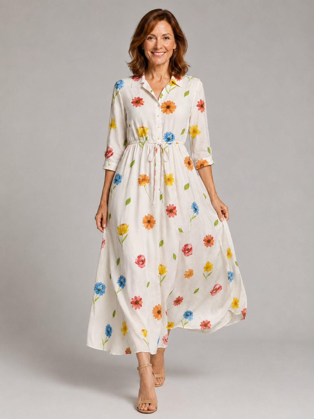 Teresa – Refined Floral Dress