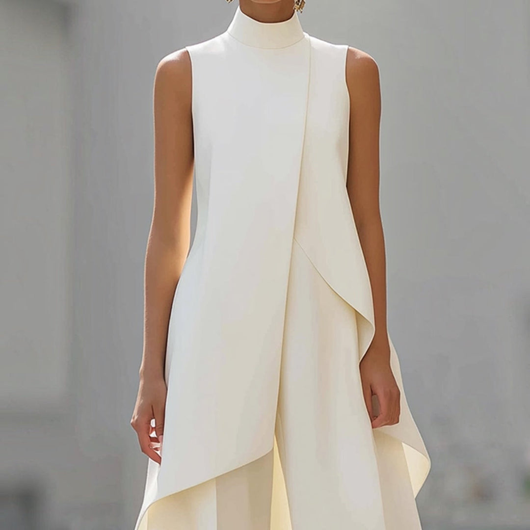 Valentina | Draped Wide-Leg Jumpsuit