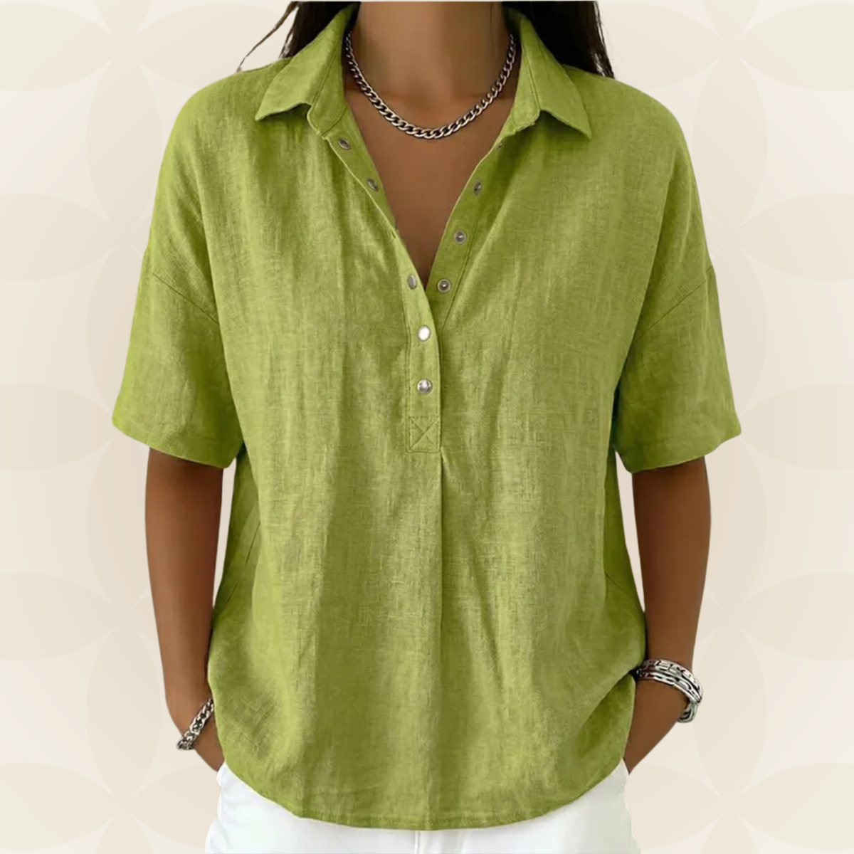 Maeve | Relaxed Collared Blouse