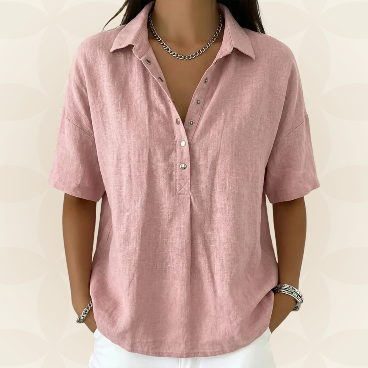 Maeve | Relaxed Collared Blouse