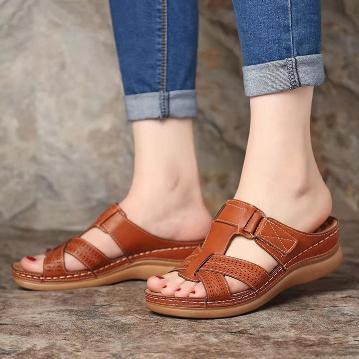 Angela - Casual Wedge Heeled Sandals