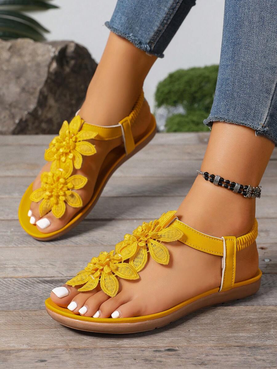 Dawn - Floral Orthopedic Sandals