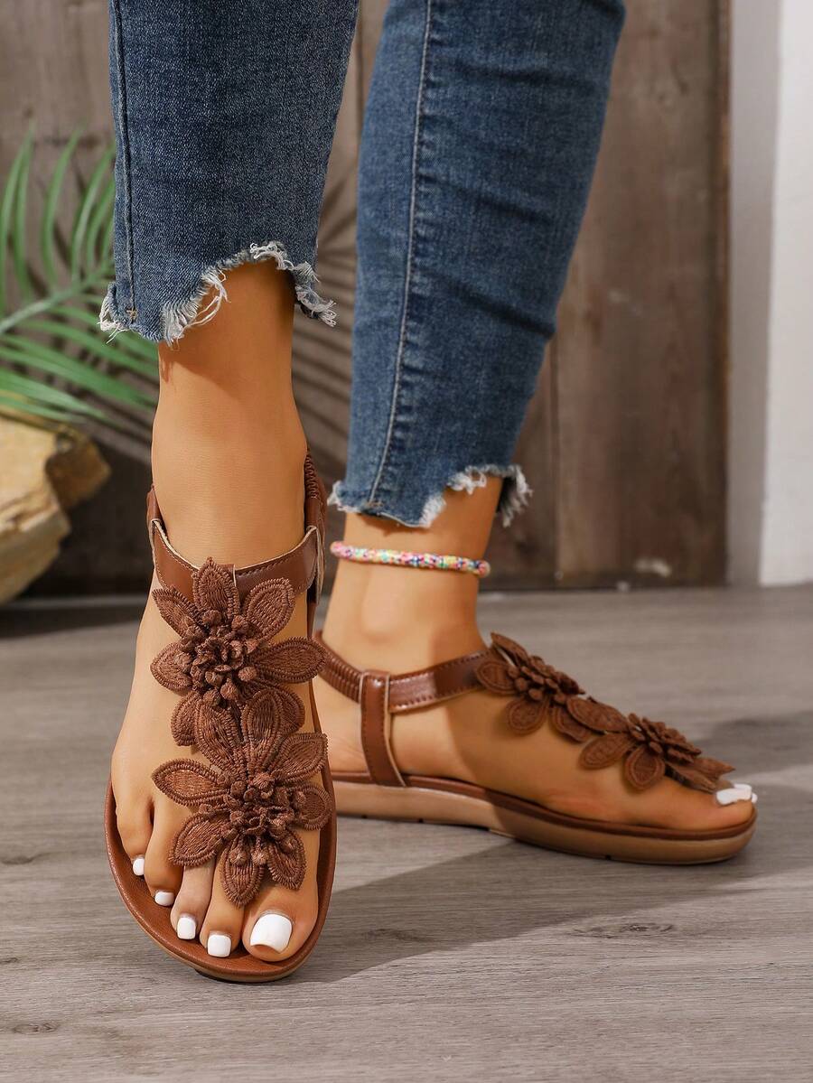 Dawn - Floral Orthopedic Sandals