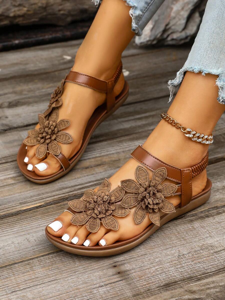 Dawn - Floral Orthopedic Sandals