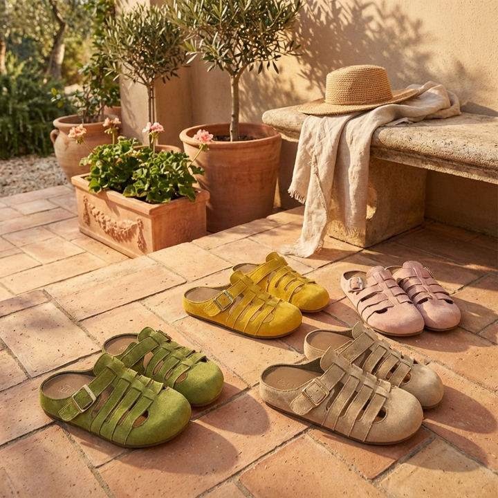 Nathalie - Comfort Slip-On Mule Sandals