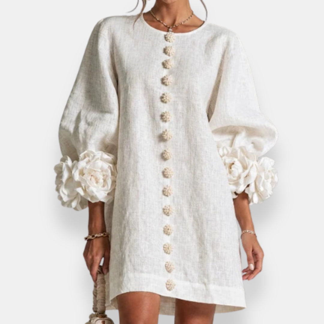 Marcelle | Floral Cuff Mini Dress