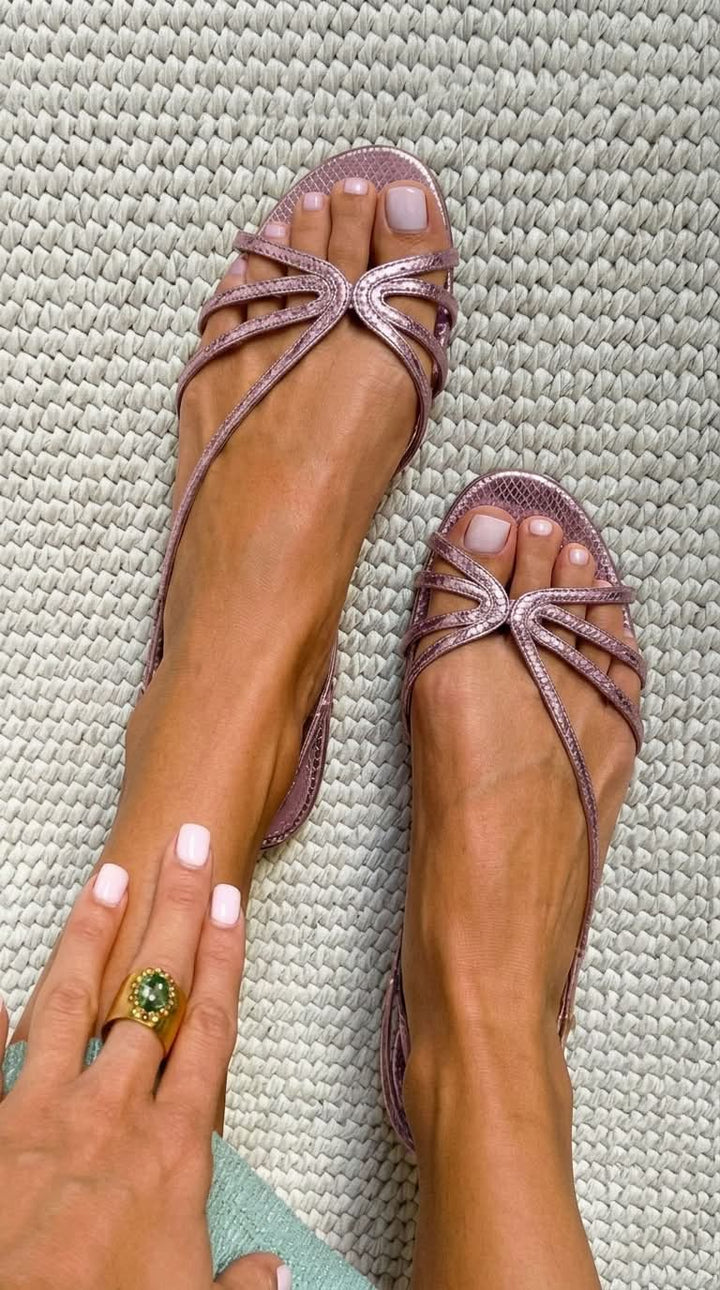 Ginevra | Golden Summer Elegance Sandals