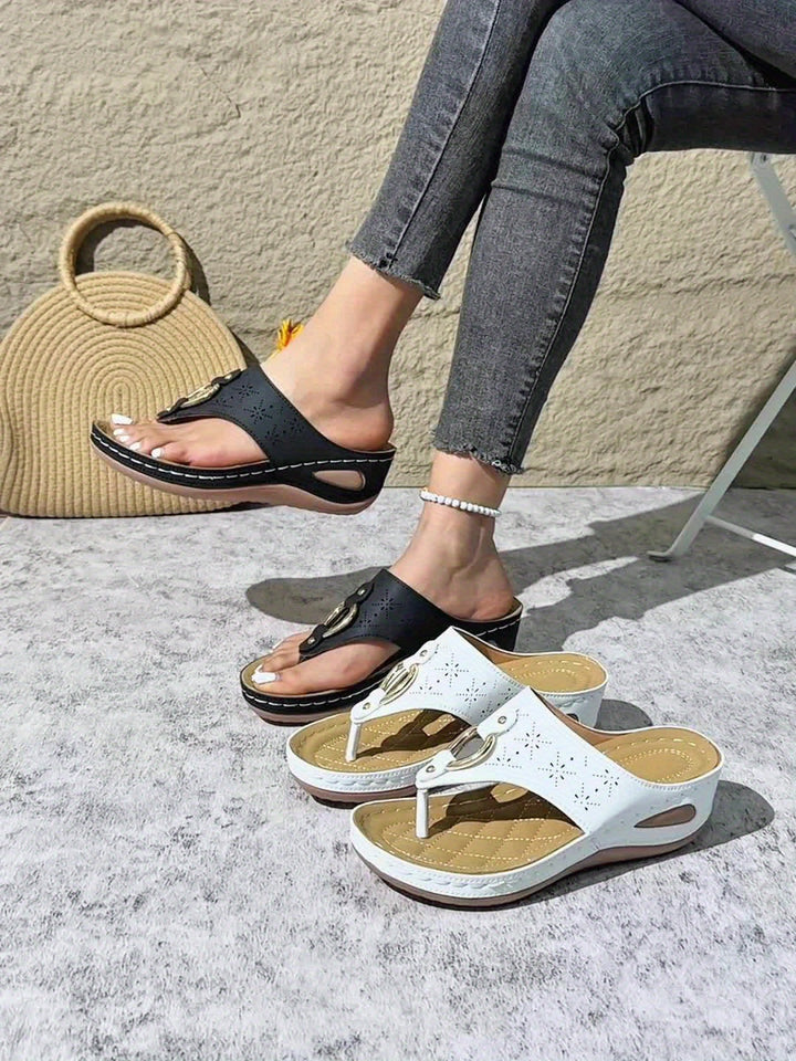 Muriel - Fashionable Comfort Wedge Sandals