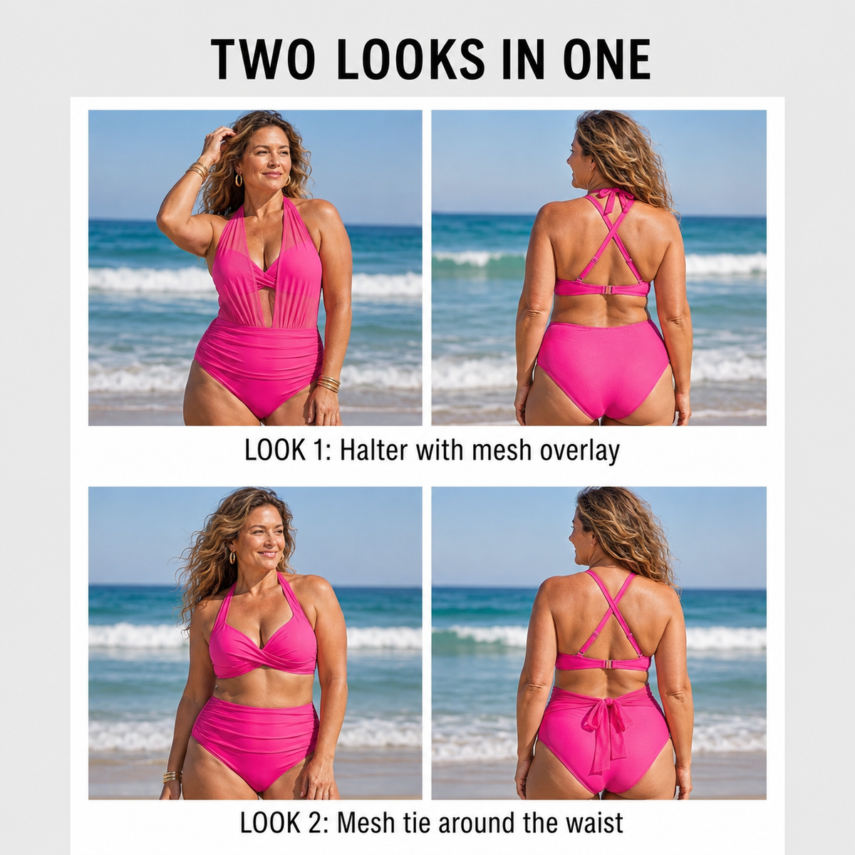 Sabine | 2-in-1 High-Waisted Tummy Control Bikini