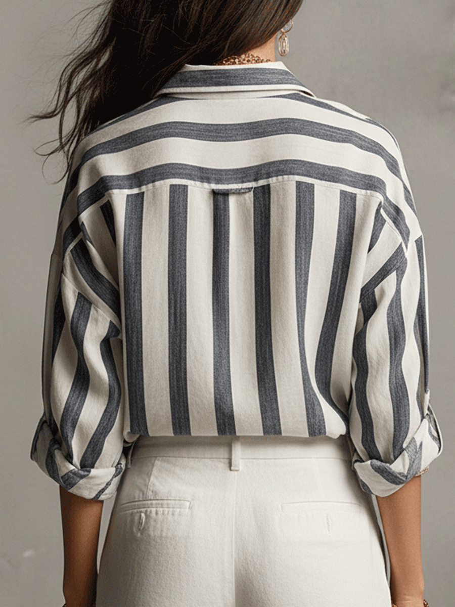 Marina | Relaxed Striped Blouse