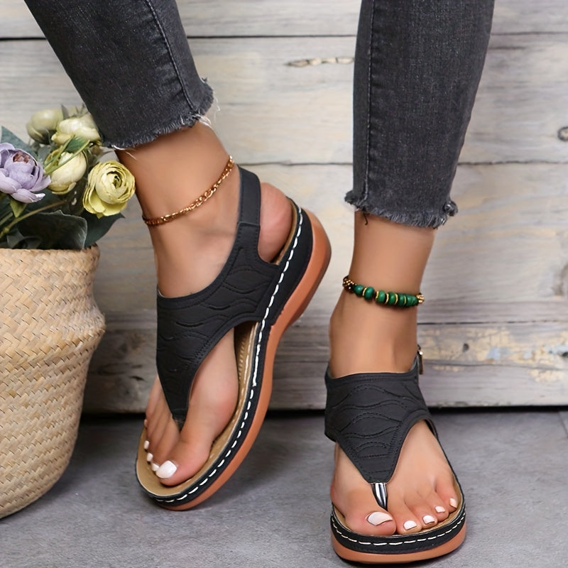 Faye - Comfortable Wedge Sandals