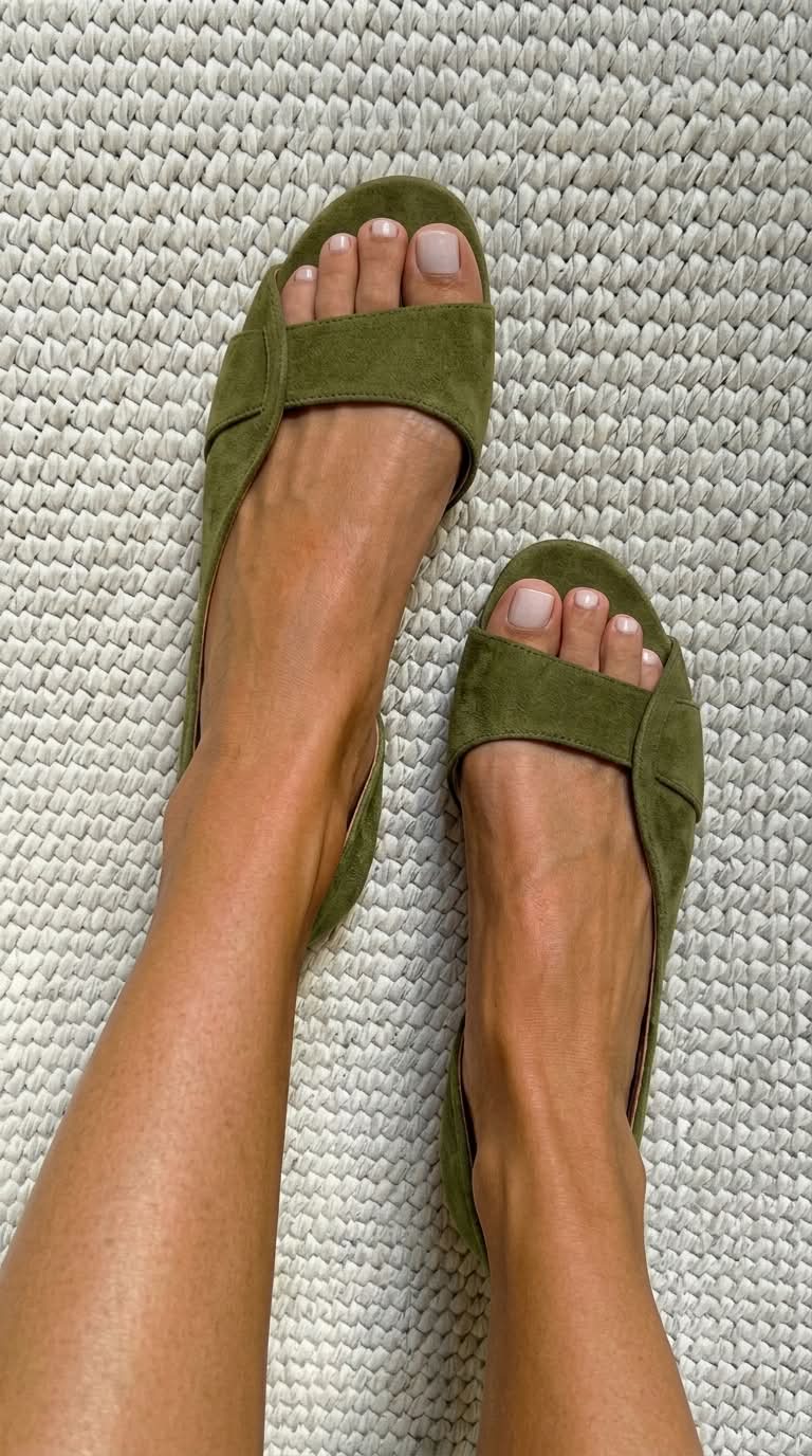 Emily | Casual Low-Heel Slingback Sandal