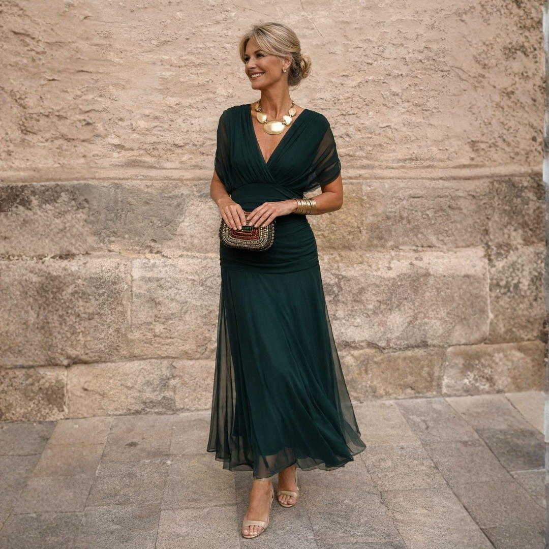 MIKAELA | Off Shoulder Maxi Dress