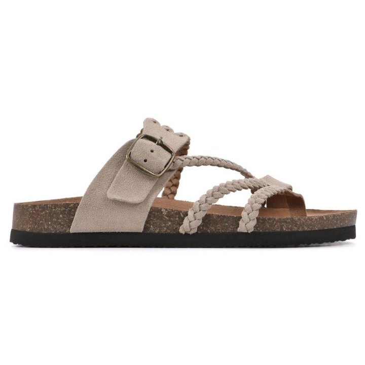 Mary - Braided Cork Sandals