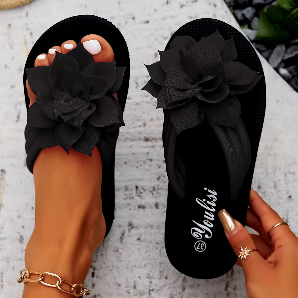 Patricia - Floral All-Season Wear Sandals