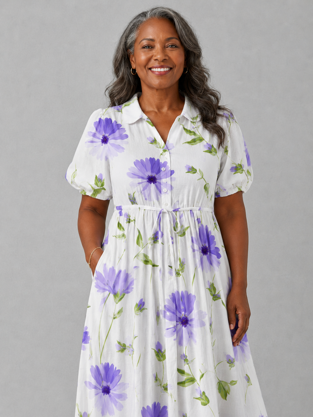 Linda – Graceful Bloom Dress