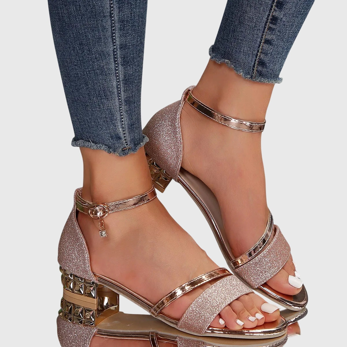 Alison | Elegant Embellished Sandals
