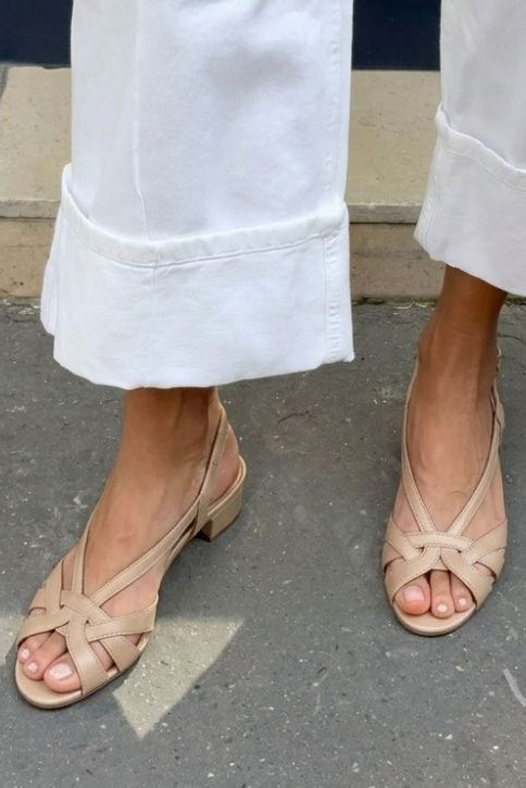 Hayley | Crossover Slingback Sandal