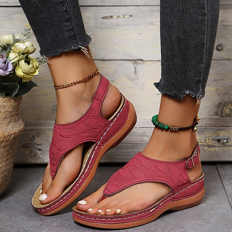 Faye - Comfortable Wedge Sandals