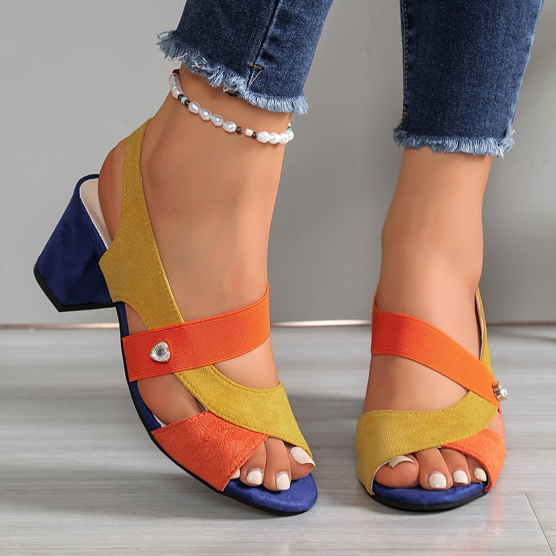 Yvette - Orthopedic Comfort Block Sandals