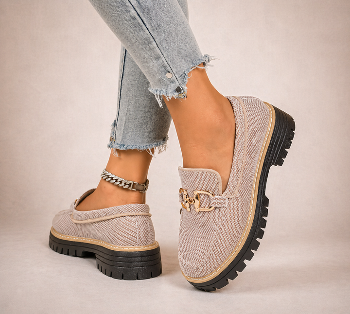 Victoria - Breathable Mesh Loafers with Thick Cushioned Soles