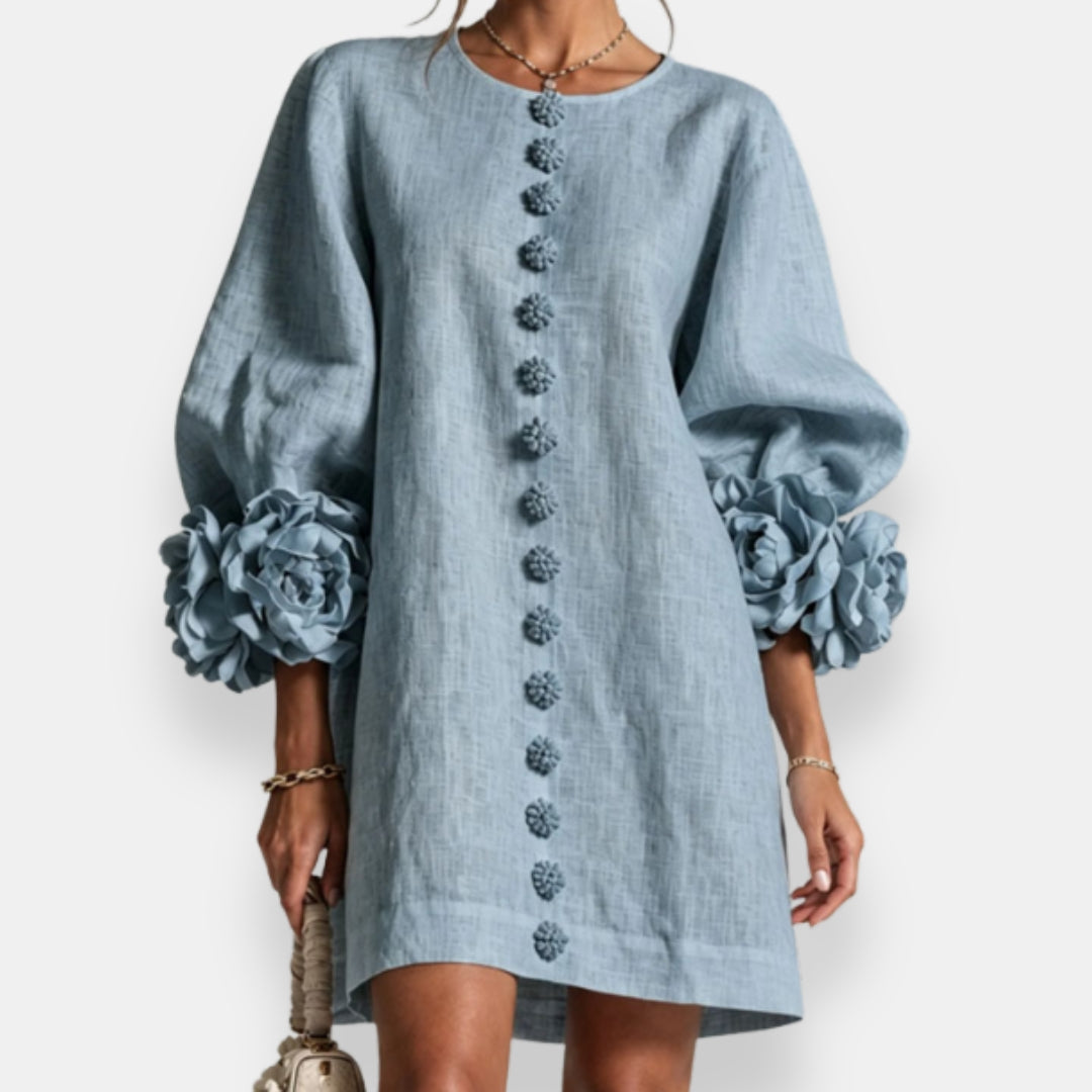 Marcelle | Floral Cuff Mini Dress