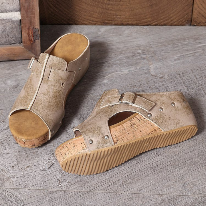Carol - Comfort Wedge Sandals