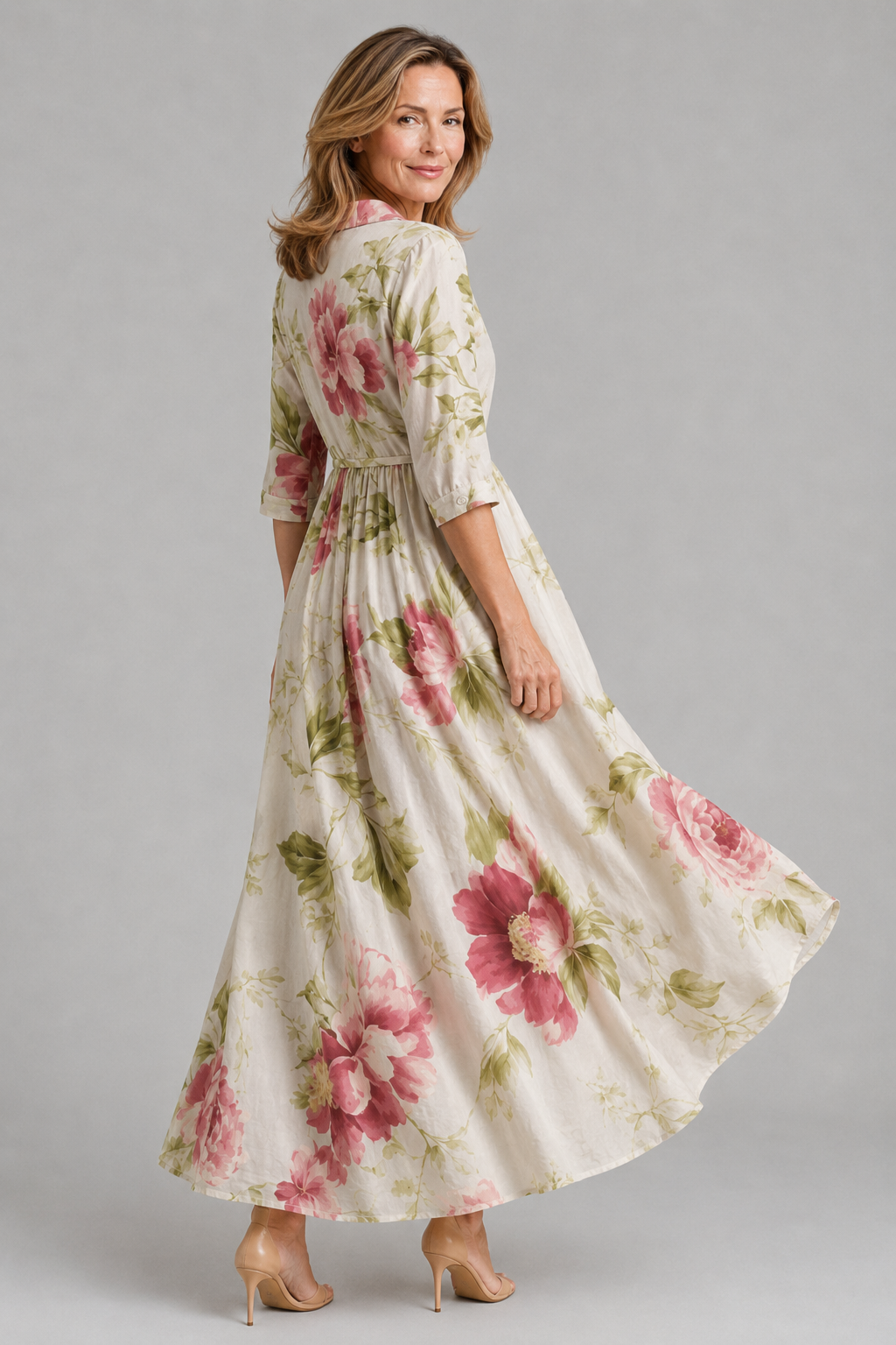 Diane – Elegant Floral Dress