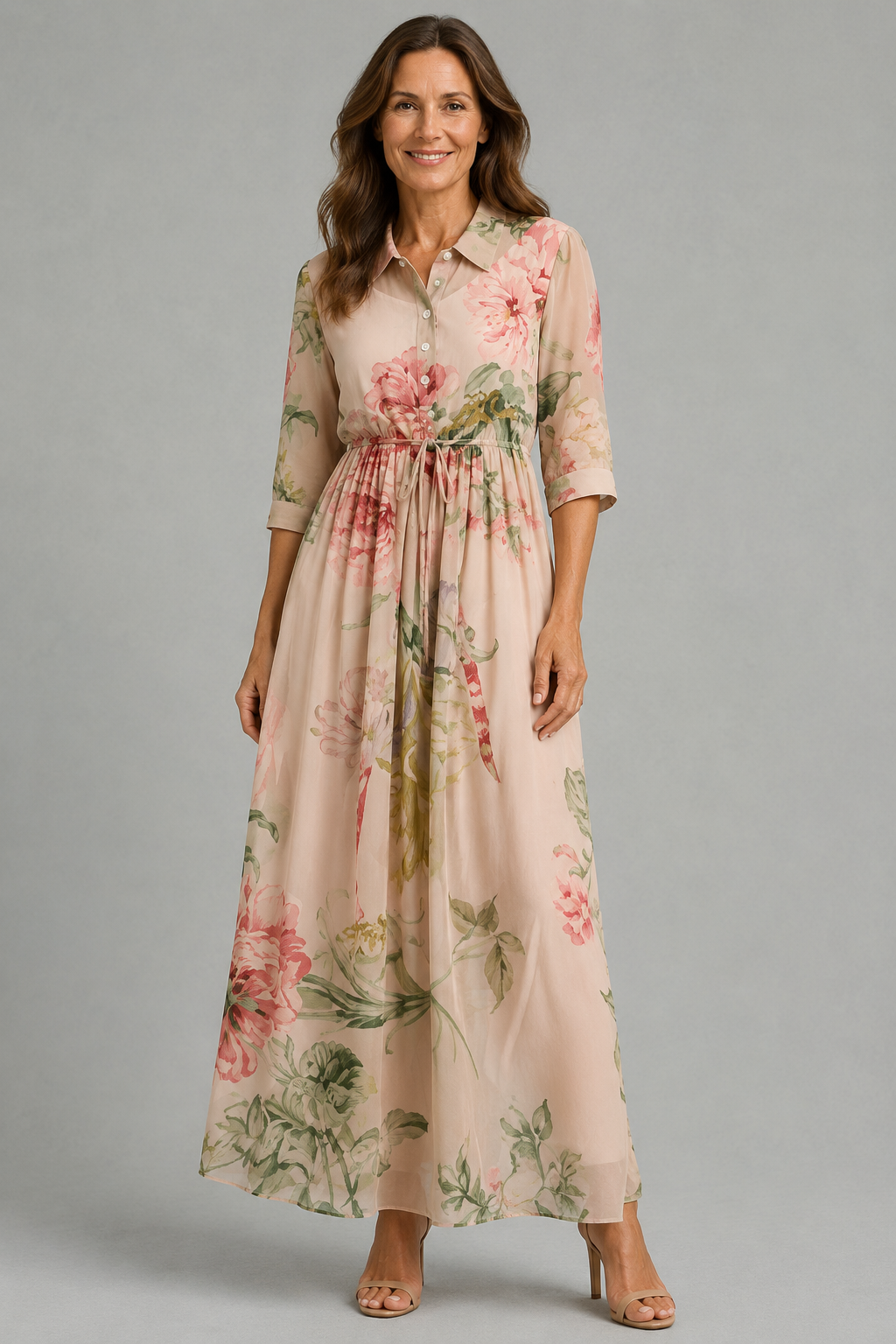 Sandra – Elegant Floral Dress
