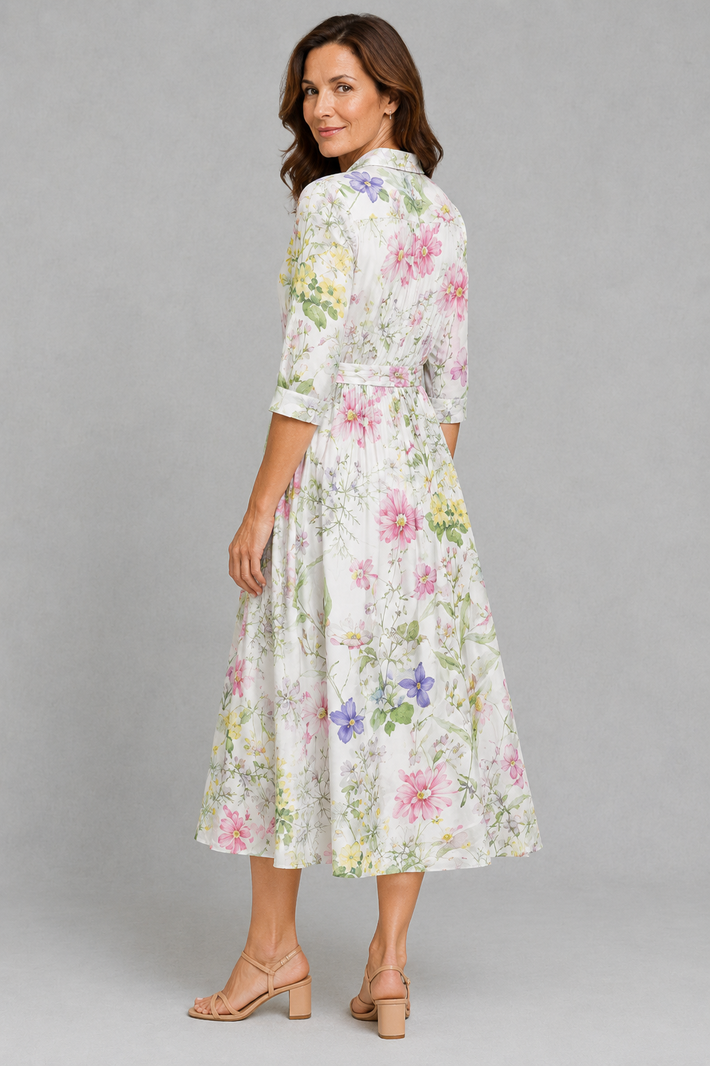 Susan – Elegant Floral Dress