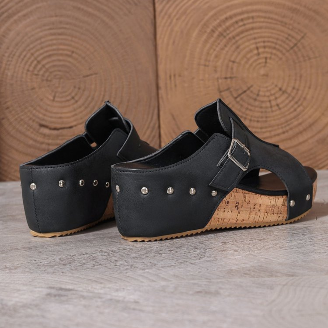 Carol - Comfort Wedge Sandals