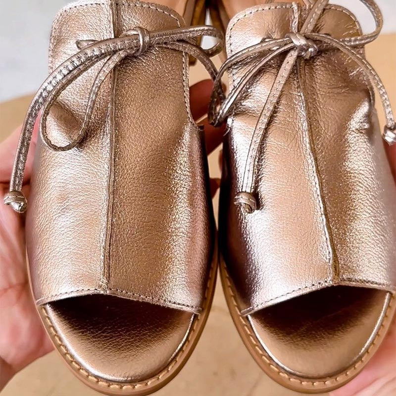 Arabella | Bow Strap Open-Toe Sandals