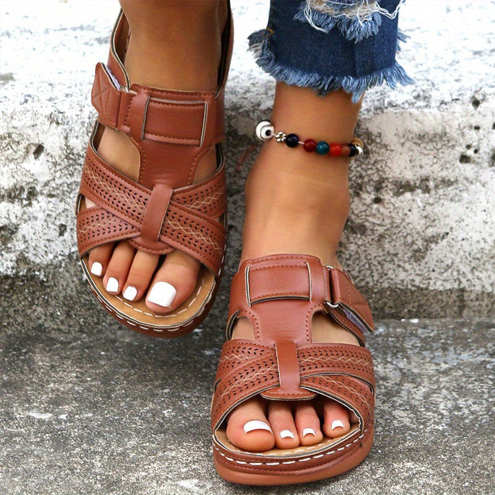 Angela - Casual Wedge Heeled Sandals