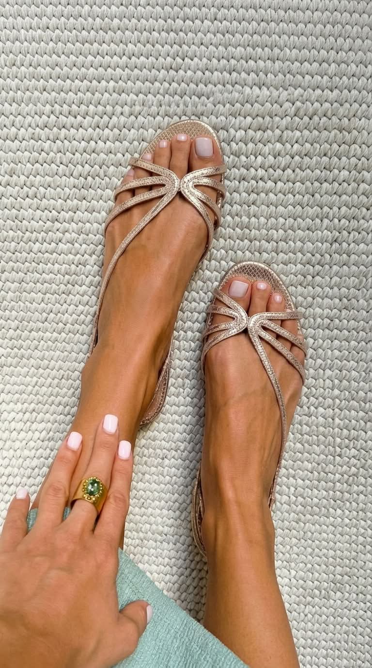 Ginevra | Golden Summer Elegance Sandals
