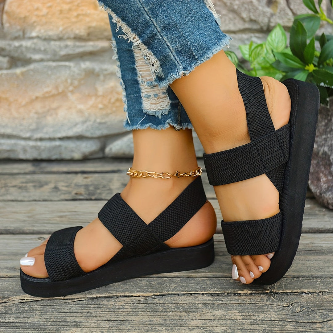 Gail - Comfortable Slip-on Open-Toe Sandals
