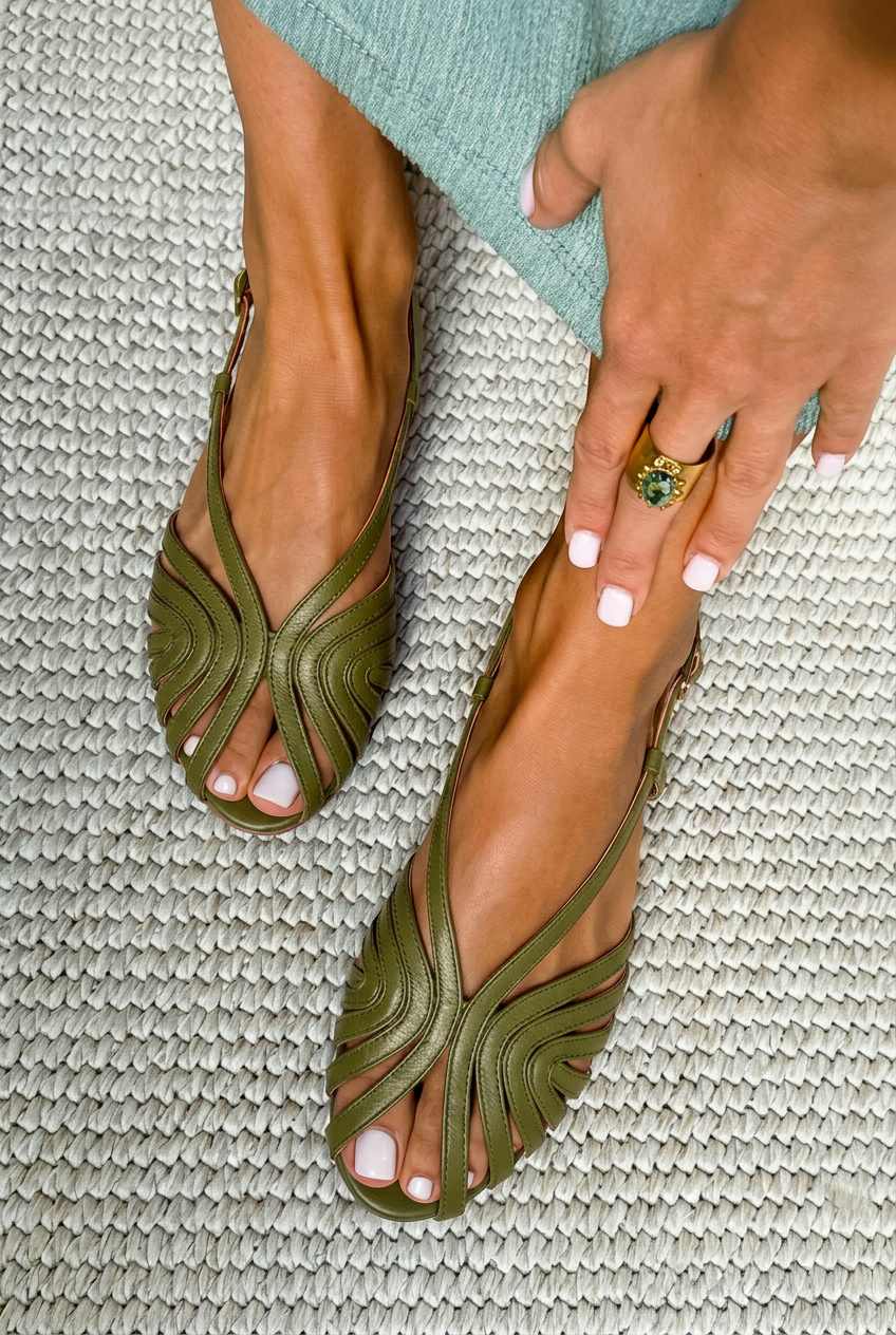 Lily | Cage Strap Open-Toe Sandal