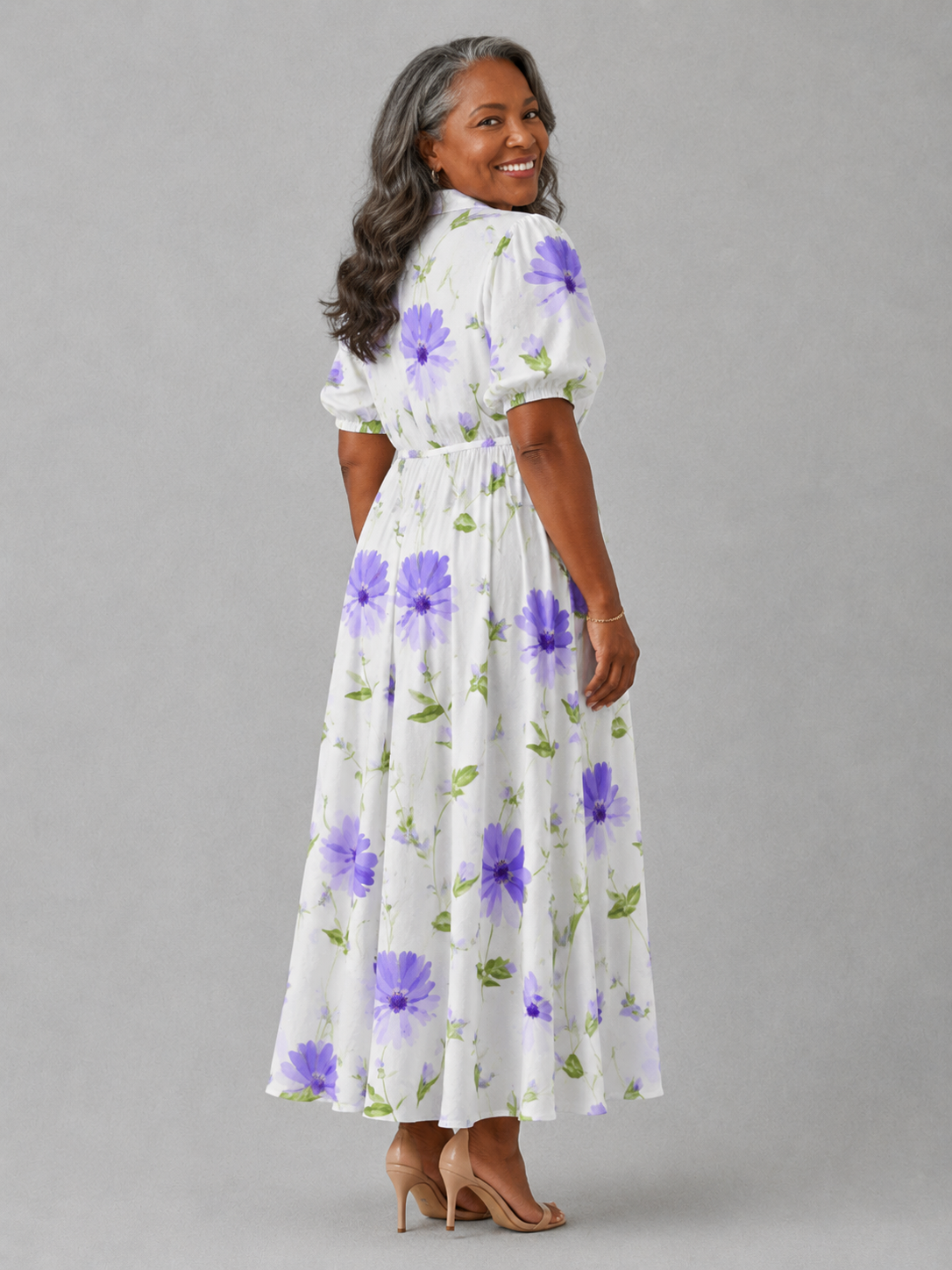 Linda – Graceful Bloom Dress