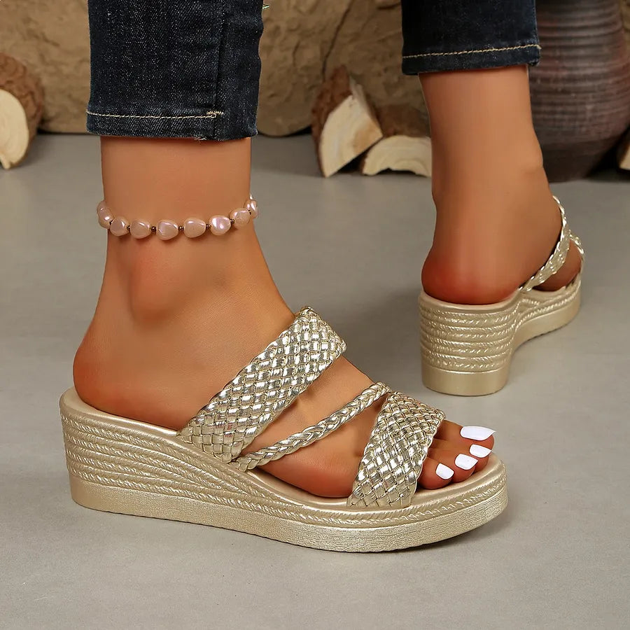 Corinne - Comfortable Platform Sandals