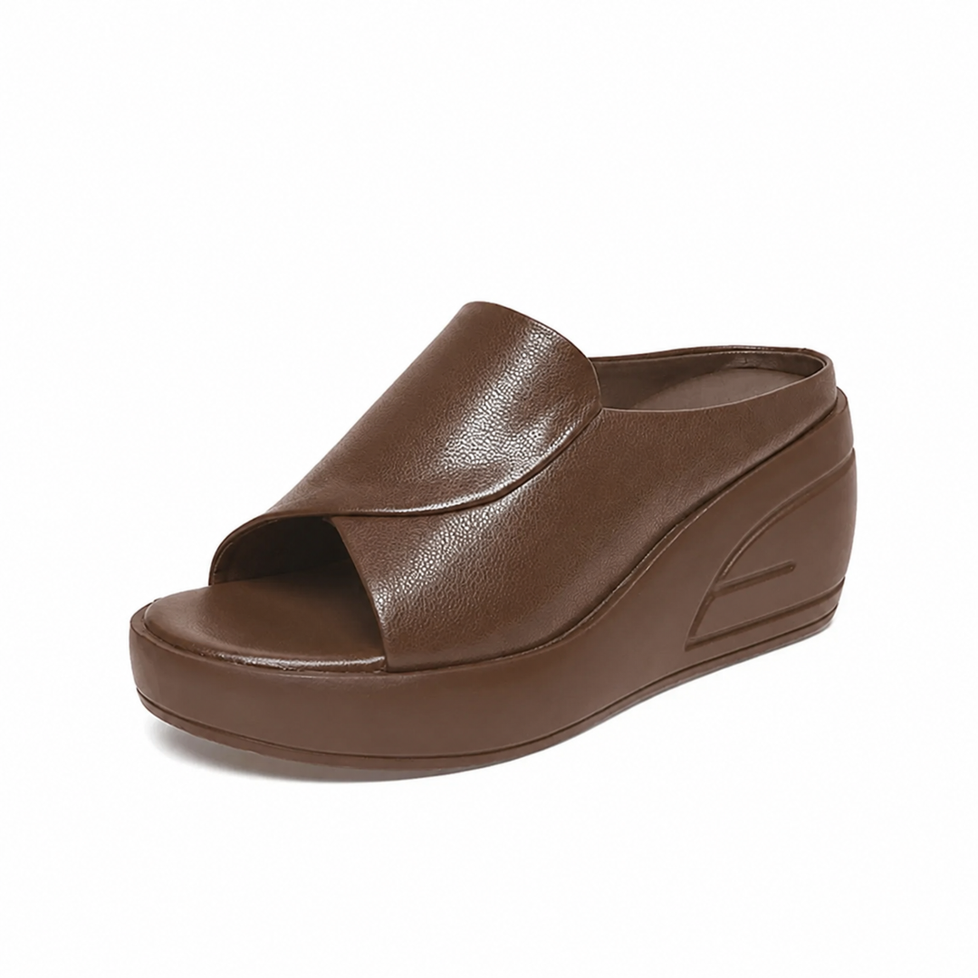 Lucille - Orthopedic Slip-on Wedge Sandals
