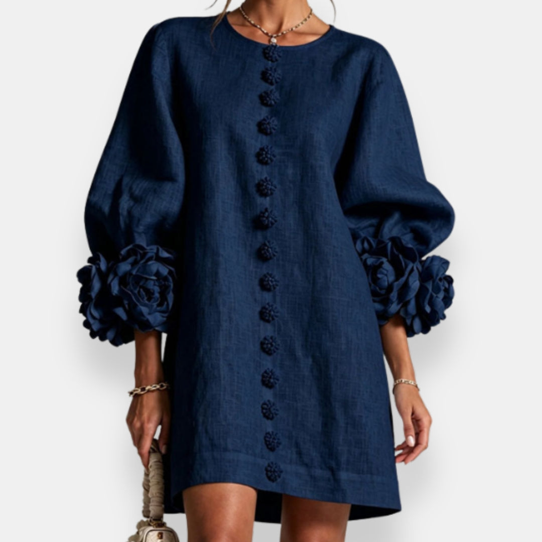 Marcelle | Floral Cuff Mini Dress