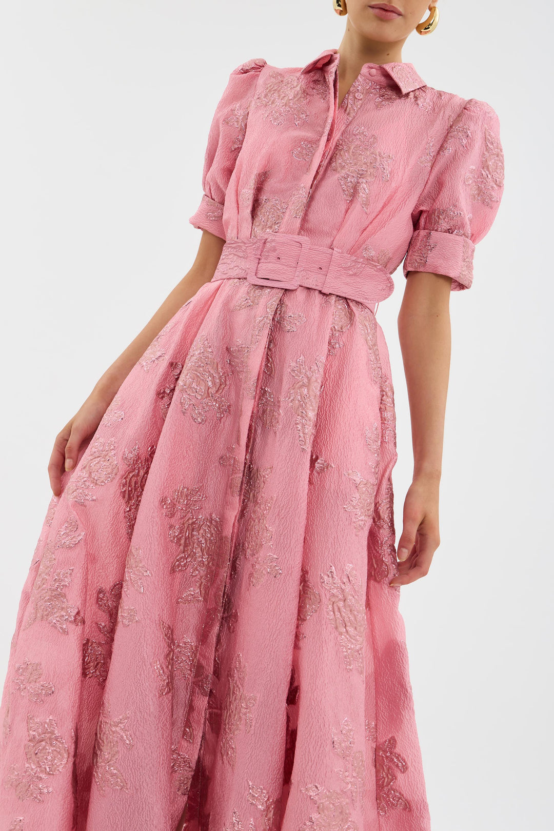 Anabella | Short Dress with Puff Sleeves