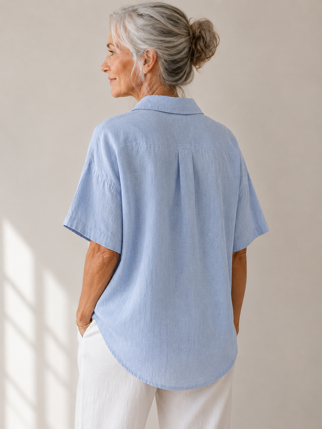 Maeve | Relaxed Collared Blouse