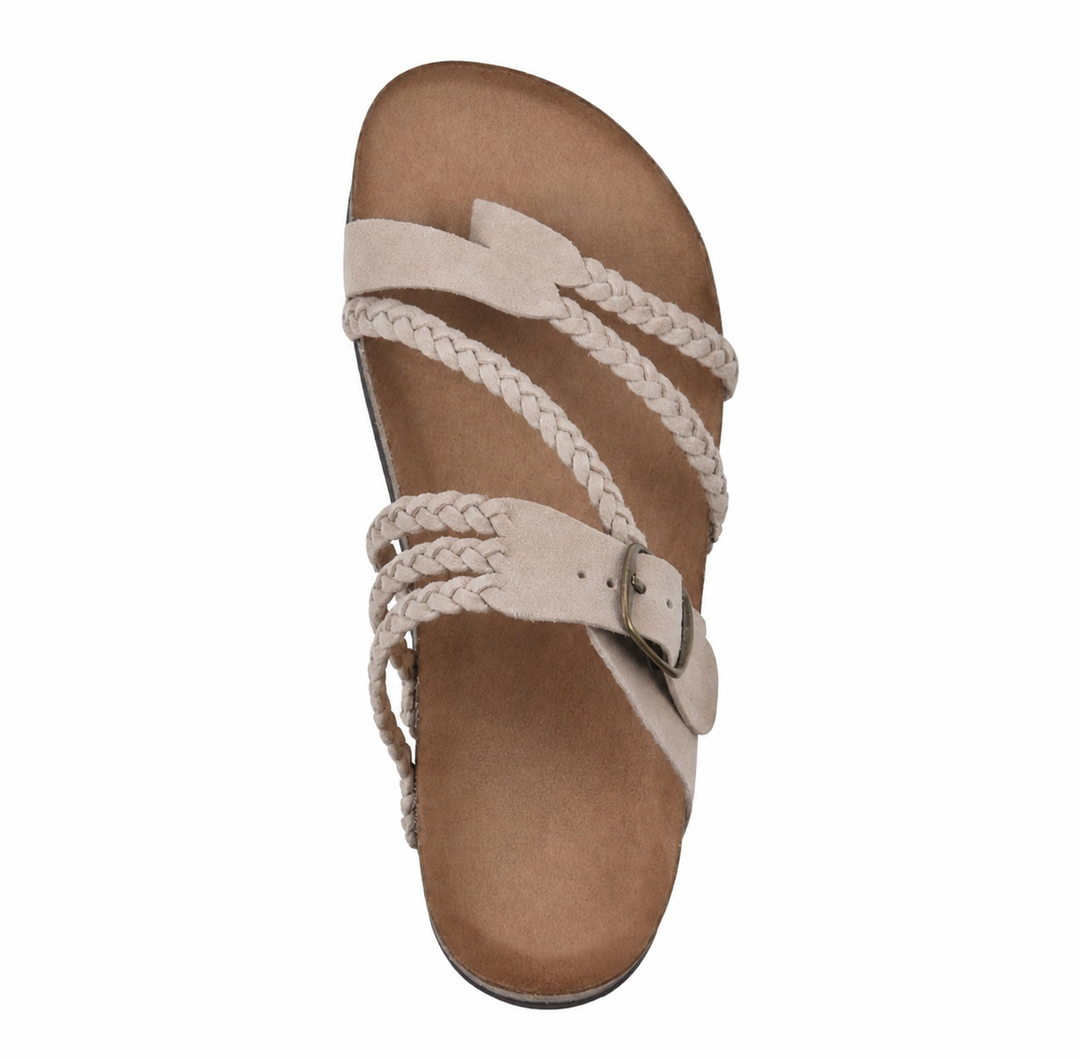 Sophie - Braided Cork Sandals
