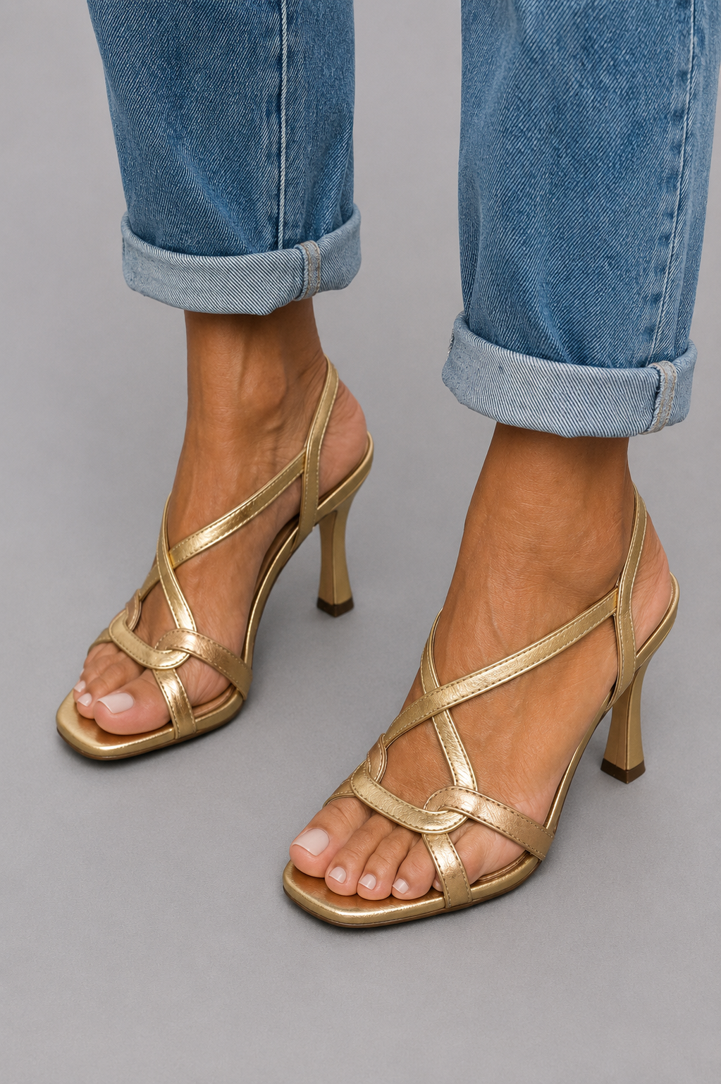 Cassie | Golden Summer Charm Sandals