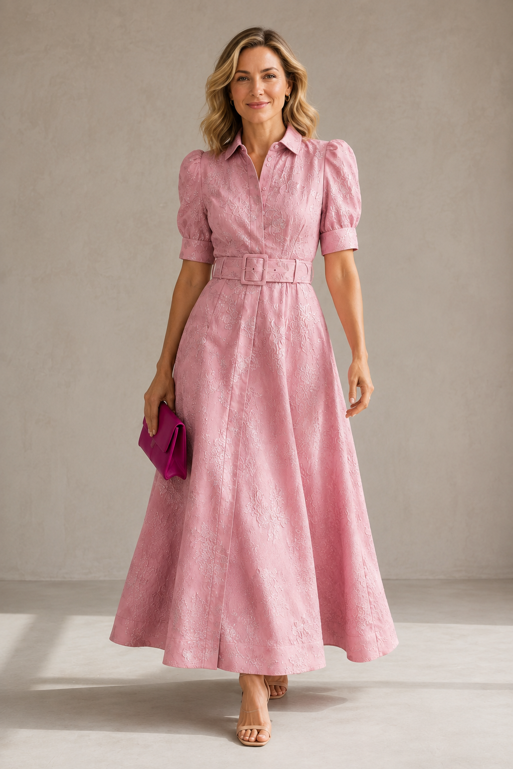 Aria | Short Dress with Balloon Sleeves